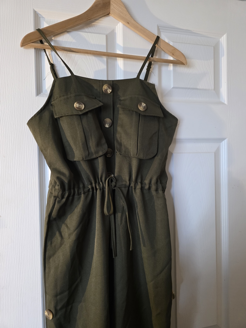 Olive Green Jumpsuit